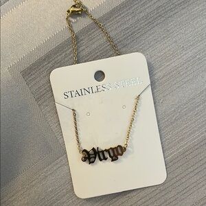 Gold Stainless steal VIRGO bracelet